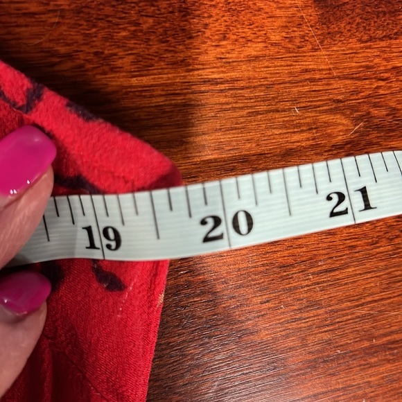 Free People Womens Dress XS Red Orange Sleeveless Pullover Flare Skirt Vibrant - Picture 10 of 12